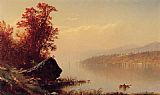 Hudson Canvas Paintings - Up the Hudson